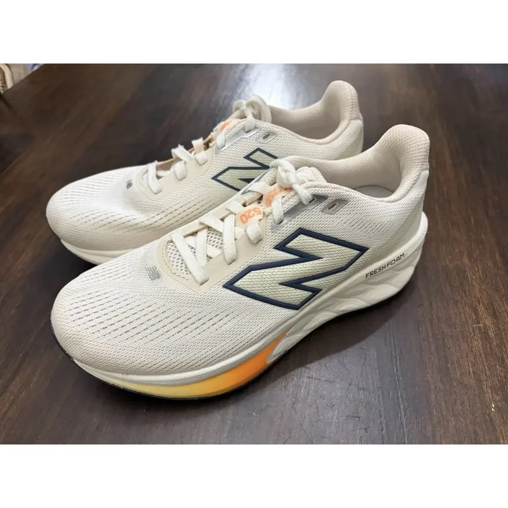 New Balance Women's Fresh Foam 520 v9 size 7.5 White,Orange, Blue